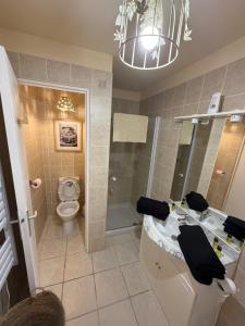 Et badeværelse på Le Hiboux