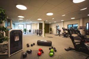 Fitness centrum a/nebo fitness zařízení v ubytování Almåsa Havshotell
