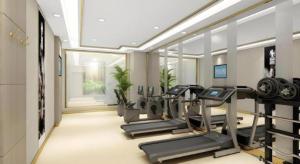 Fitness centrum a/nebo fitness zařízení v ubytování GreenTree Inn Guiyang Wudang District High-speed Railway East Station