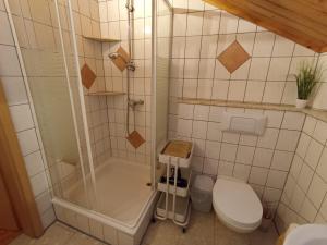 Koupelna v ubytování Stadt-Loft mit Dachterrasse