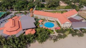 an aerial view of a resort on the beach at Haad Kaew Resort in Ban Nong Phak Kachet