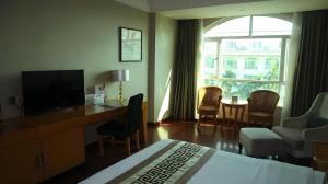 A television and/or entertainment centre at San Jiang Grand Hotel