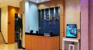 TV a/nebo společenská místnost v ubytování Ewha Hotel