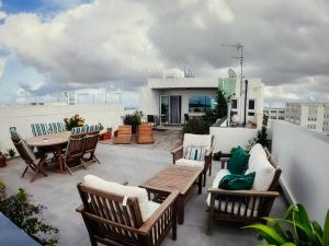 Χώρος καθιστικού στο View residence