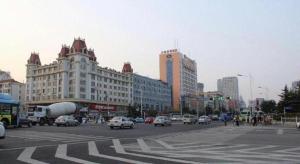 Γενική άποψη της πόλης Weihai ή θέα της πόλης από  αυτό το ξενοδοχείο