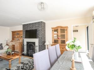 Χώρος καθιστικού στο Glan Aber