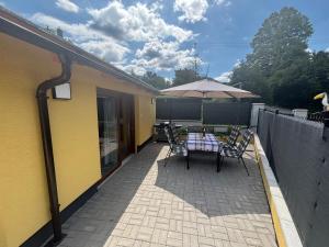 Balkón nebo terasa v ubytování Domček pri Medzihorskej