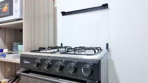 Η κουζίνα ή μικρή κουζίνα στο Résidence Maison des Anges