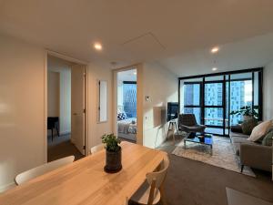 Χώρος καθιστικού στο Prime location in Southbank - Shadow Play Apartment