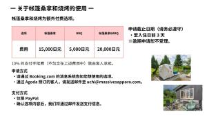 Fotografie z fotogalerie ubytování テントサウナがある家 余市町 v destinaci Kurokawamachi