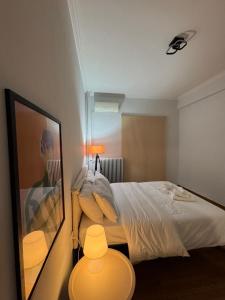 Ένα ή περισσότερα κρεβάτια σε δωμάτιο στο Patras City Stay 4