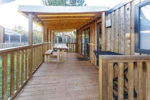 En balkon eller terrasse på Mobil home 408 tout confort