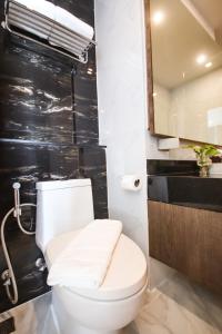 Kuchyň nebo kuchyňský kout v ubytování Acqua Hotel