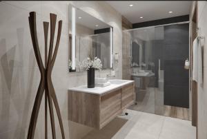 Ένα μπάνιο στο Estherea Elite Morjim