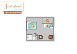 Plantegning af Amsterdam Cottage 8 beds 2 bedrooms + 2 billeder