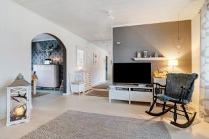 Μια τηλεόραση ή/και κέντρο ψυχαγωγίας στο Frostlight Villa