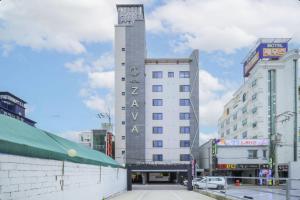 Bygningen som motellet ligger i