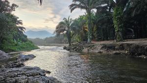 Peisaj natural din apropierea acestui chalet