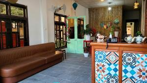Χώρος καθιστικού στο PHU SA HOMESTAY Hoi An