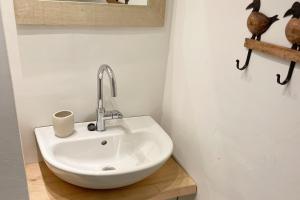 Koupelna v ubytování Texel Tuinkamer