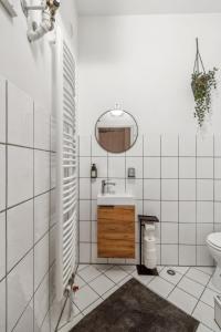 Ένα μπάνιο στο Cosy mini-appartment in Prenzlauer Berg