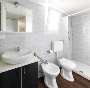 Koupelna v ubytování Villaggio Camping Spiaggia Lunga