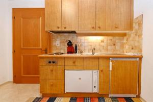 Η κουζίνα ή μικρή κουζίνα στο Rundblick 4 Panorama Groß