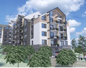 an architectural rendering of an apartment building at Vrdnik Residence Apartments 33 in Vrdnik +12 photos