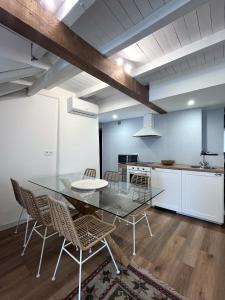 Kuchyň nebo kuchyňský kout v ubytování Hotel Apartamentos Casas da Fortaleza