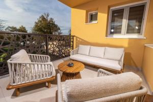 Ban công/sân hiên tại Apartman Lux Andria