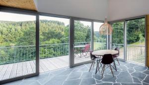 Balkón nebo terasa v ubytování Kleines Vulkaneifelhaus