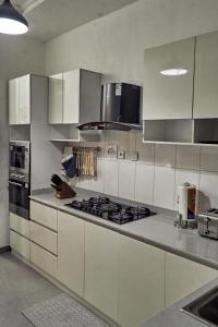 Kuchyň nebo kuchyňský kout v ubytování Oiza haven homes