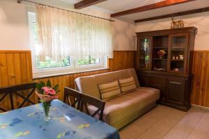 Posezení v ubytování Kleinhaus Am Rande Des Waldes