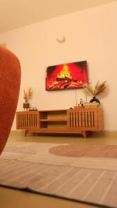 Χώρος καθιστικού στο Lynn's homes