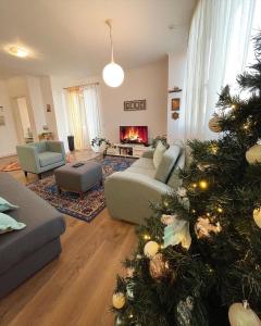 Χώρος καθιστικού στο Metro Suites