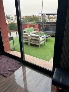 Posezení v ubytování Villa balcones