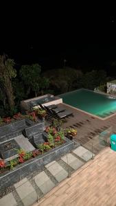 Bazén v ubytování Taytacha Lodge nebo v jeho okolí