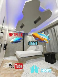 TV a/nebo společenská místnost v ubytování Hoft Hotel Ramkhamhaeng24