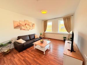 Posezení v ubytování Wohnungen am Hagener Hbf