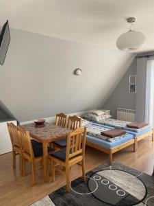 Posezení v ubytování Skalny Domek u Dubiny