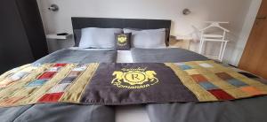 Postel nebo postele na pokoji v ubytování Reiterhof Romanasa Ferienwohnung