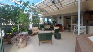 Balkón nebo terasa v ubytování Cobertura plaza espana itacorubi florianopolis