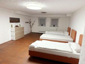 Postel nebo postele na pokoji v ubytování Monteurwohnung in Hürth bei Köln