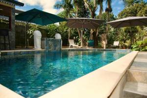 Bazén v ubytování O'Meublés des 2Bois -L'Eucalyptus Piscine chauffée & Spa nebo v jeho okolí