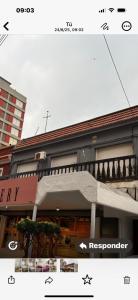 a collage of photos of a building with the words recovery at Amplio departamento 4 ambientes miramar in Miramar