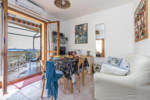 Χώρος καθιστικού στο Algherocoralapartment