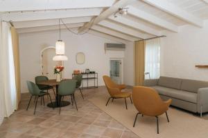 Χώρος καθιστικού στο Klein Champagne Guesthouse and Cottages