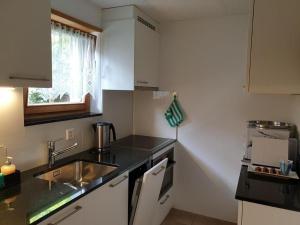 Η κουζίνα ή μικρή κουζίνα στο Chalet Traumfleck