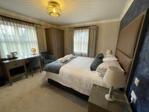 Ένα ή περισσότερα κρεβάτια σε δωμάτιο στο Y Seren Hotel