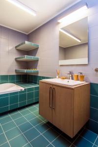 Koupelna v ubytování Hidden Sanctuary In Saronida